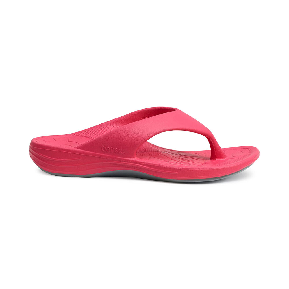 Aetrex Women's Maui Flip Flops - Watermelon | USA ZJHZQIB